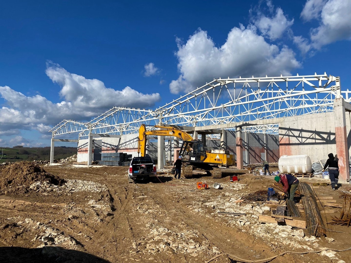 Kandıra Fındık Deposu’nda yapısal imalatlar tamamlandı