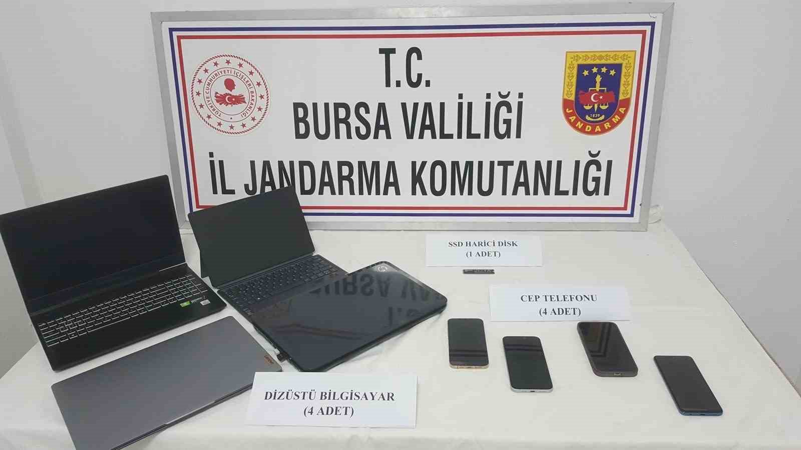 Bursa’da Jandarmadan milyonluk bahis vurgununa darbe, 4 kişi yakalandı