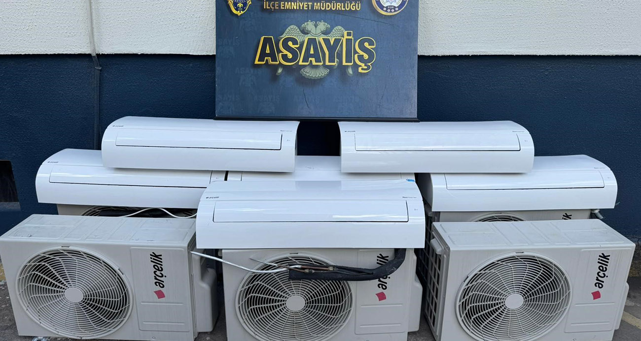 Depremzedelerden çaldıkları klimaları satan 2 şahıs yakayı ele verdi