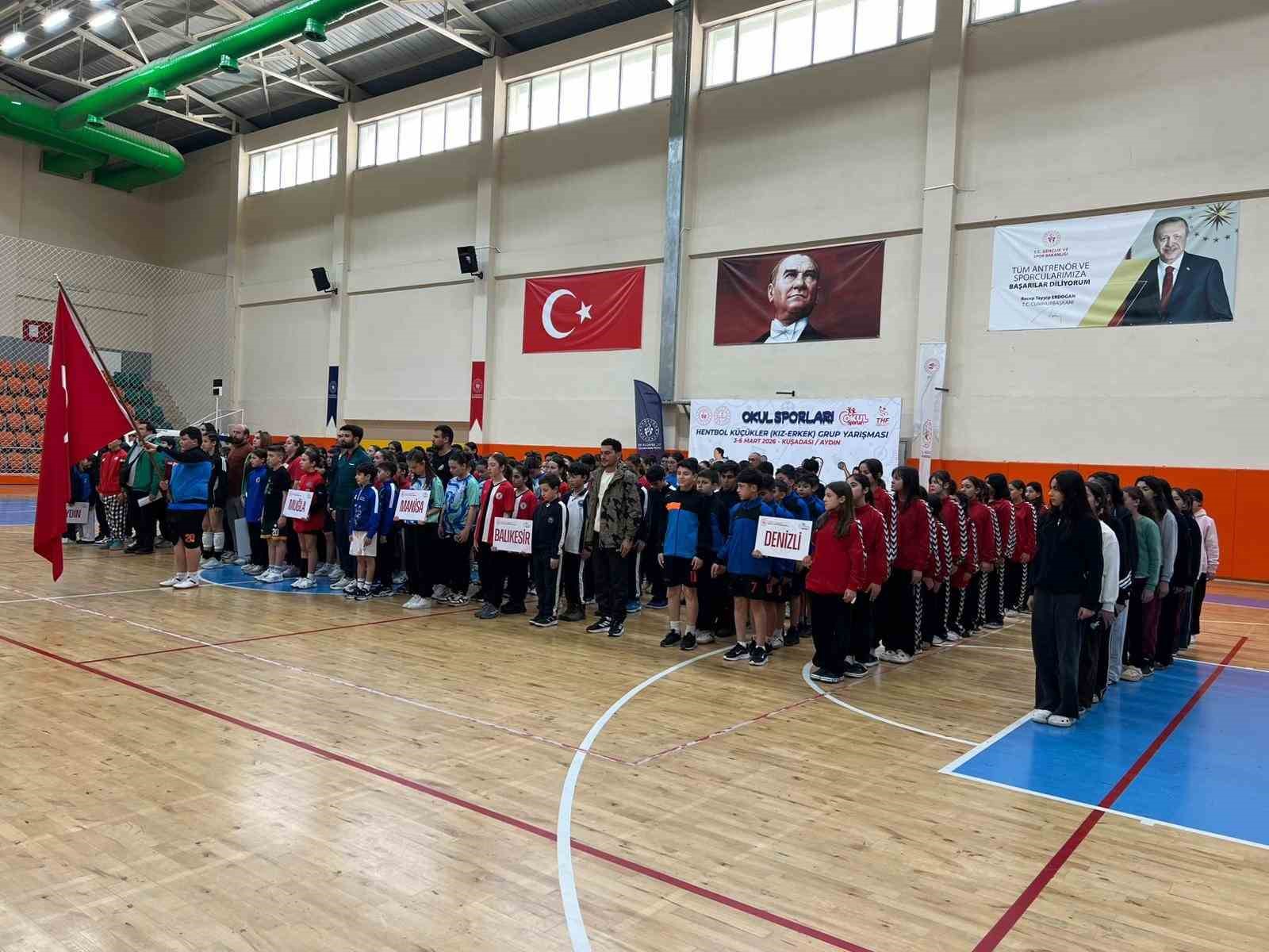 Hentbol Şampiyonası Aydın’ın ev sahipliğinde başladı