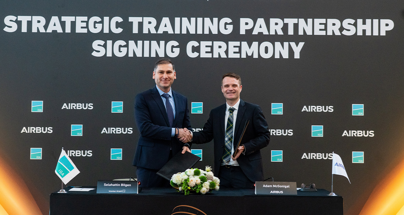 İGA İstanbul Havalimanı ve Airbus eğitim ortağı oldu