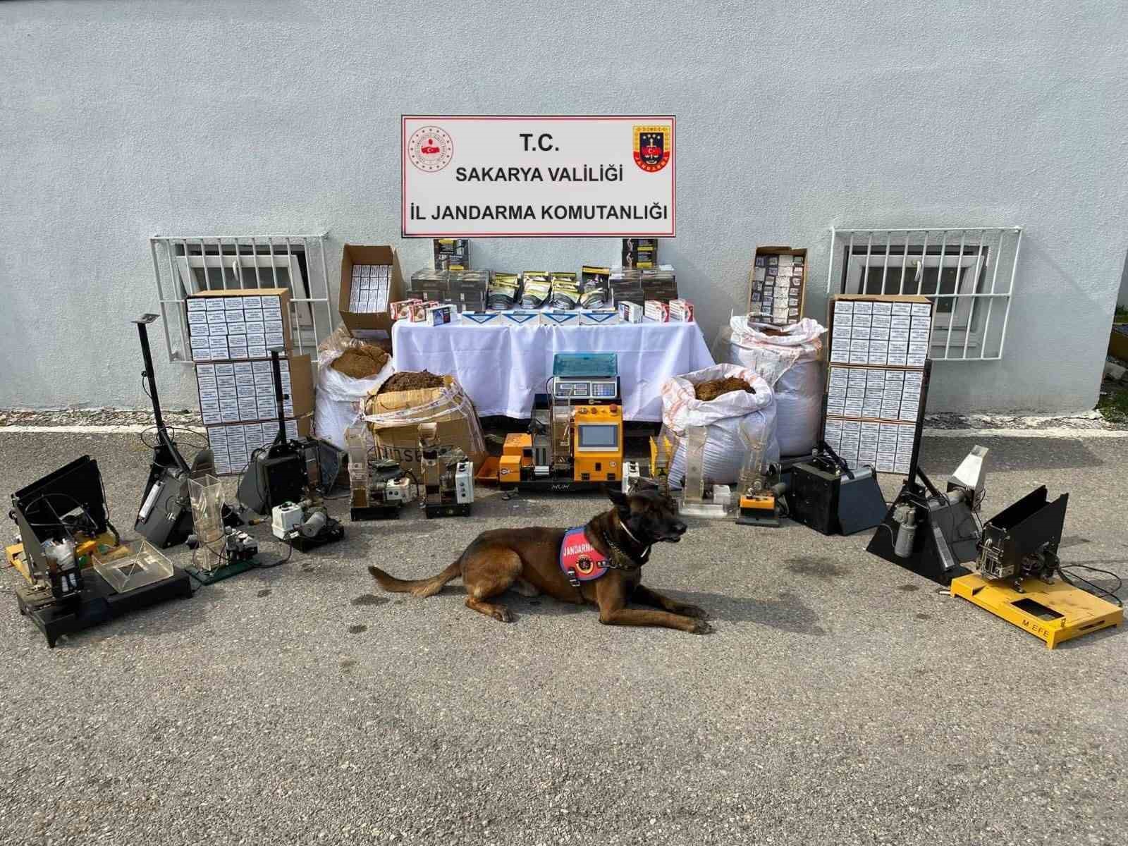 Sakarya’da kaçak tütün operasyonu