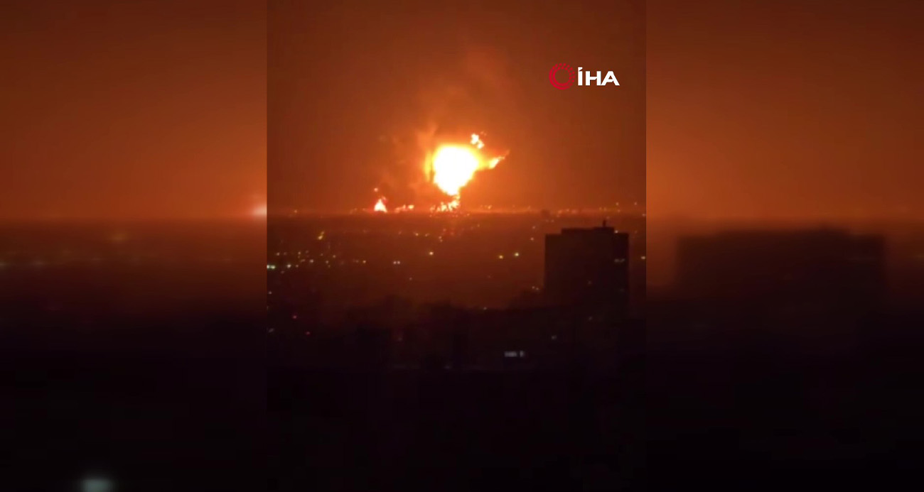 Tahran'da petrol rafinerisine hava saldırısı