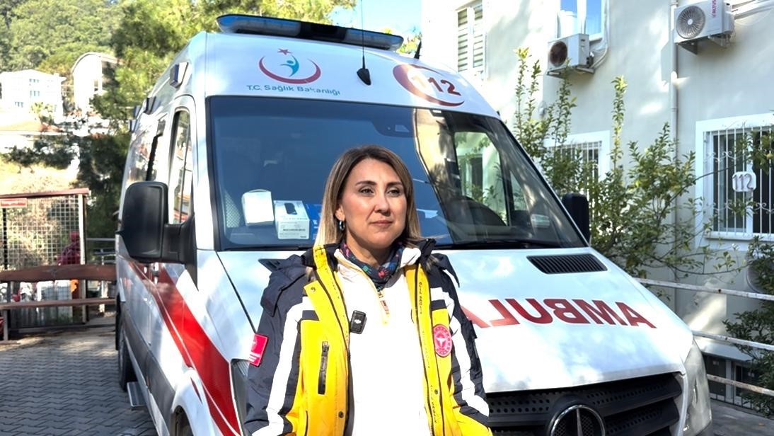 Marmaris’in tek kadın ambulans sürücüsü Fatma Nur Uçar: 
