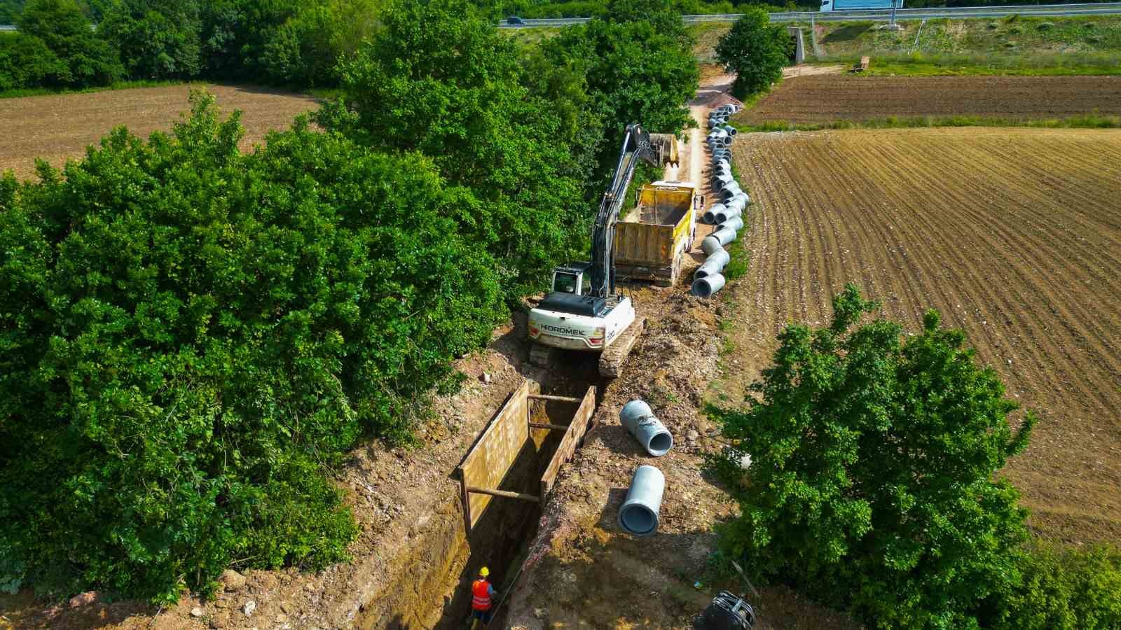 Ferizli’ye 5 bin metrelik hat yeni hat döşeniyor