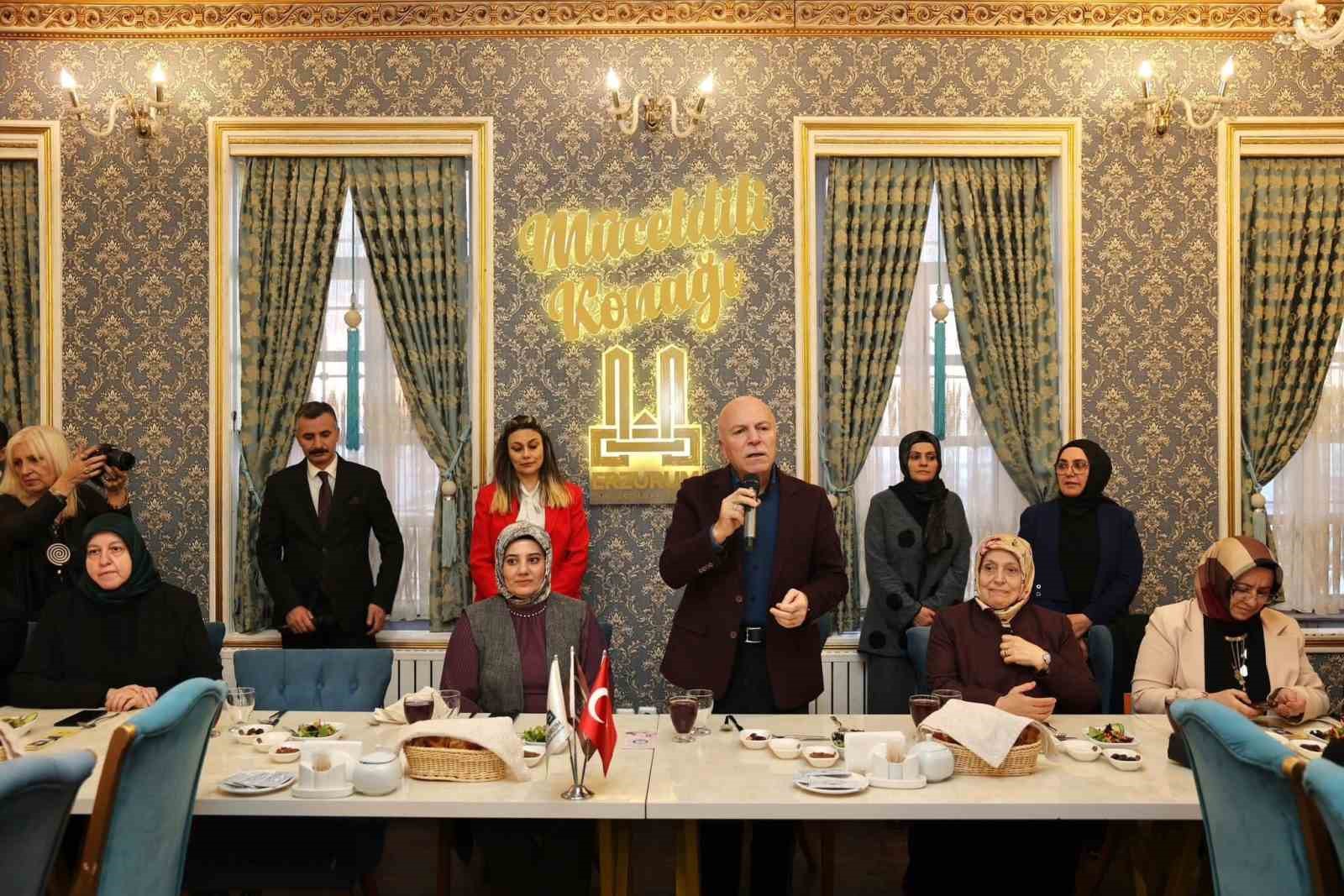 Erzurum’da 8 Mart Dünya Kadınlar Günü’nde 