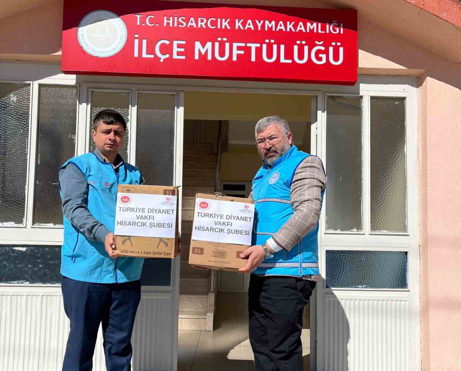 Hisarcık Müftülüğü’nden ihtiyaç sahiplerine Ramazan yardımı