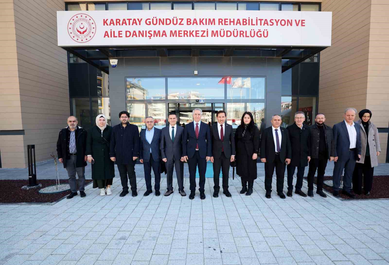 AK Parti heyeti Karatay’da yatırımları inceledi