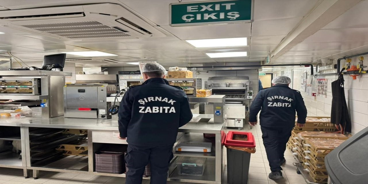 Şırnak’ta zabıta ekiplerinden tavizsiz 