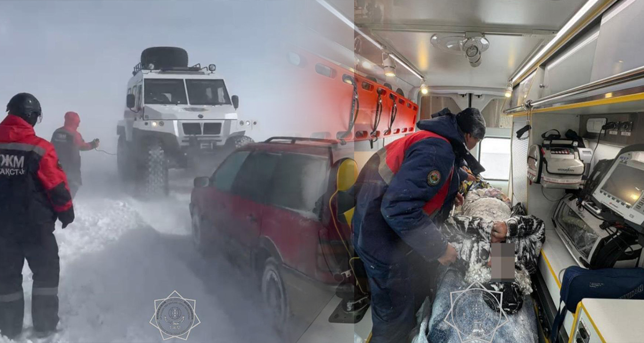 Kazakistan'da kar fırtınası: 1 kişi öldü, 407 kişi tahliye edildi