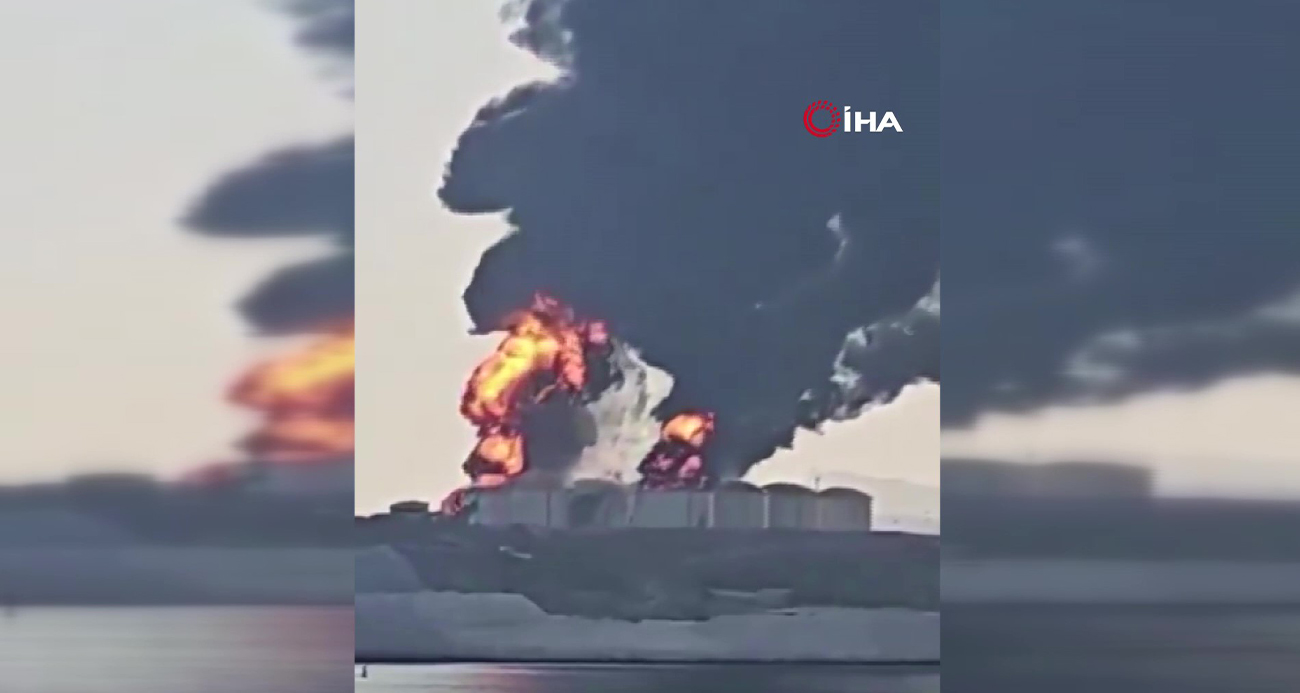 Umman’daki petrol depolama tesisleri vuruldu