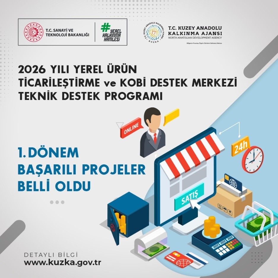 Teknik destek programının 1. dönem başarılı orojeleri açıklandı