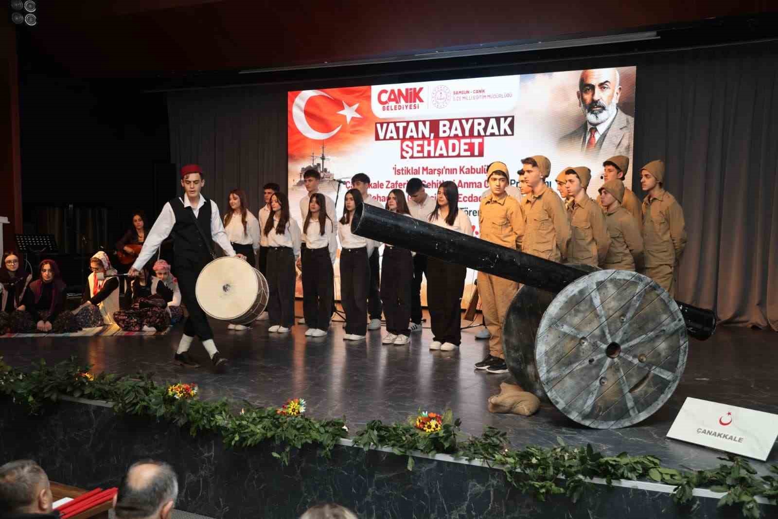 Canik Belediyesi’nden ’Vatan, Bayrak, Şehadet’ programı