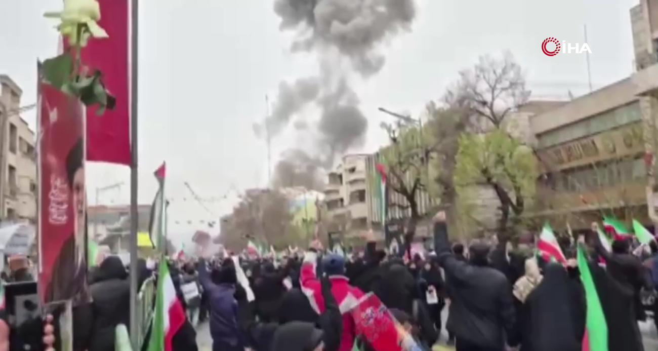 Tahran'da Kudüs Günü yürüyüşü sırasında saldırı meydana geldi