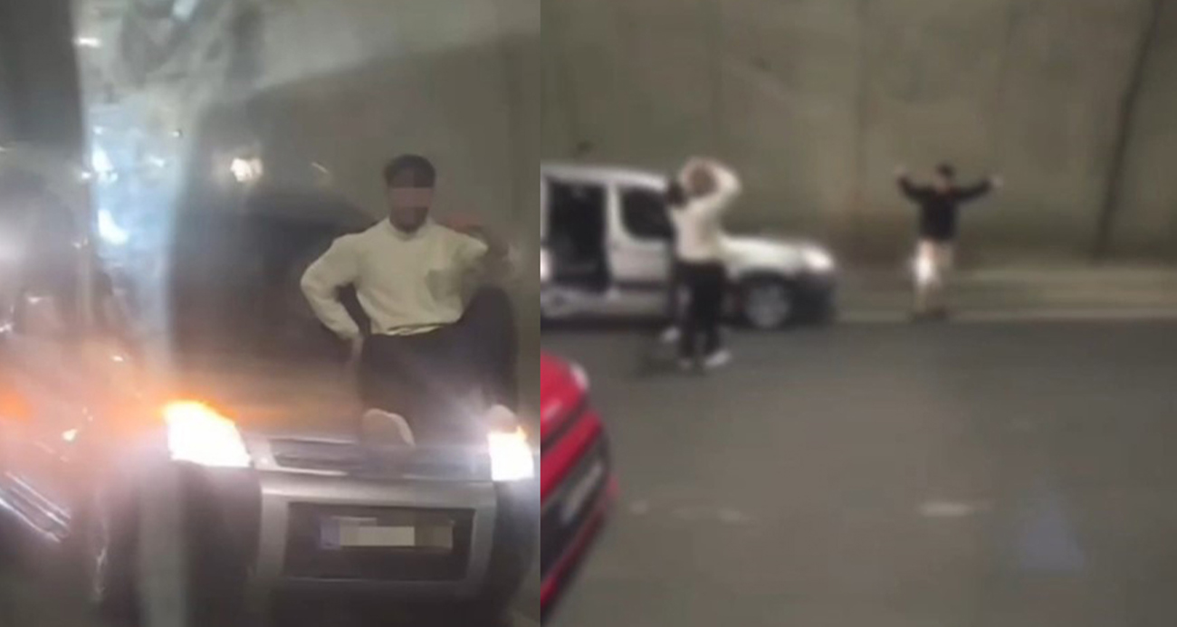 Tünelde müzik açıp araçtan inerek dans eden sürücüye 180 bin TL ceza