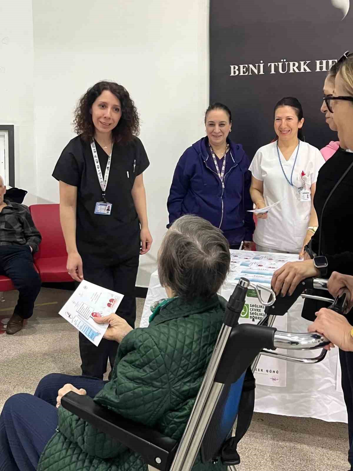 ADÜ Hastanesi’nde hastalara böbrek sağlığı anlatıldı