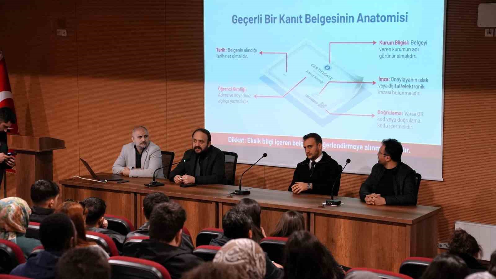 KBÜ’de Öğrenci Buluşmaları programı gerçekleşti