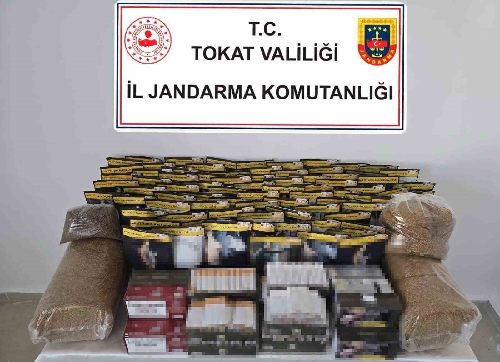 Tokat’ta kaçak tütünle yakalanıp, adliyede serbest kaldılar