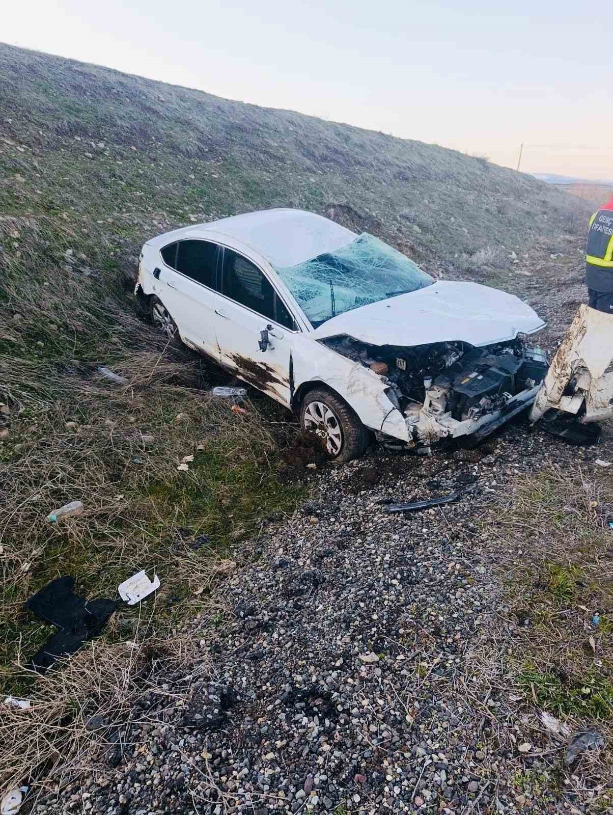 Bingöl’de trafik kazası: 1 yaralı