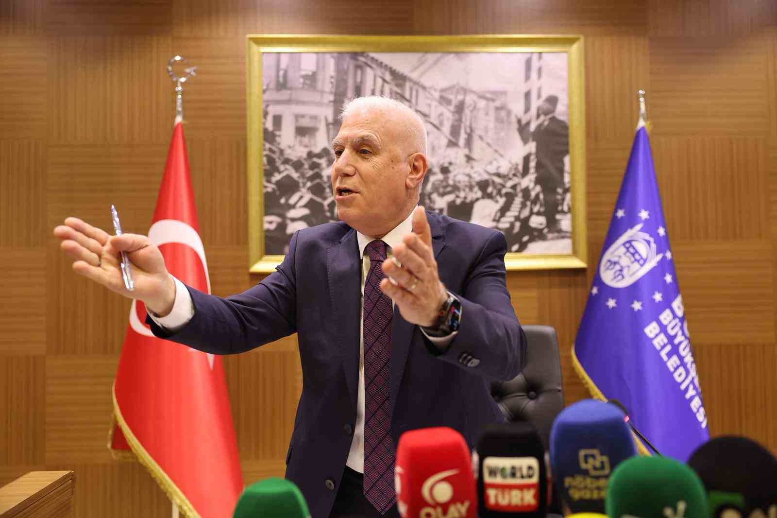 Bursa Büyükşehir Belediye Başkanı Bozbey: 