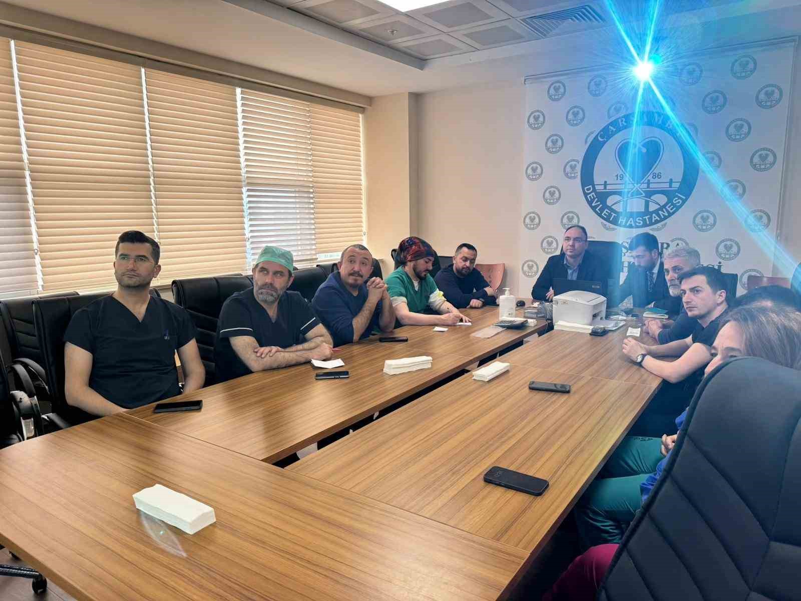 Çarşamba Devlet Hastanesi’nde ameliyat başarısı