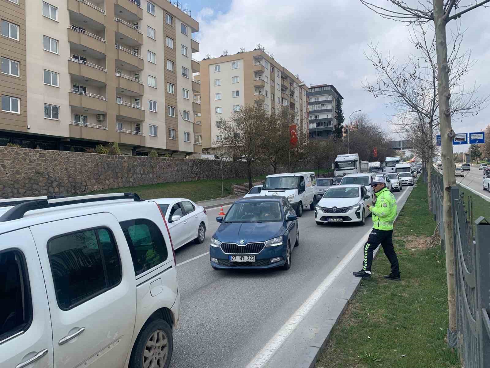 Gaziantep’te motosiklet kazası: 1 yaralı