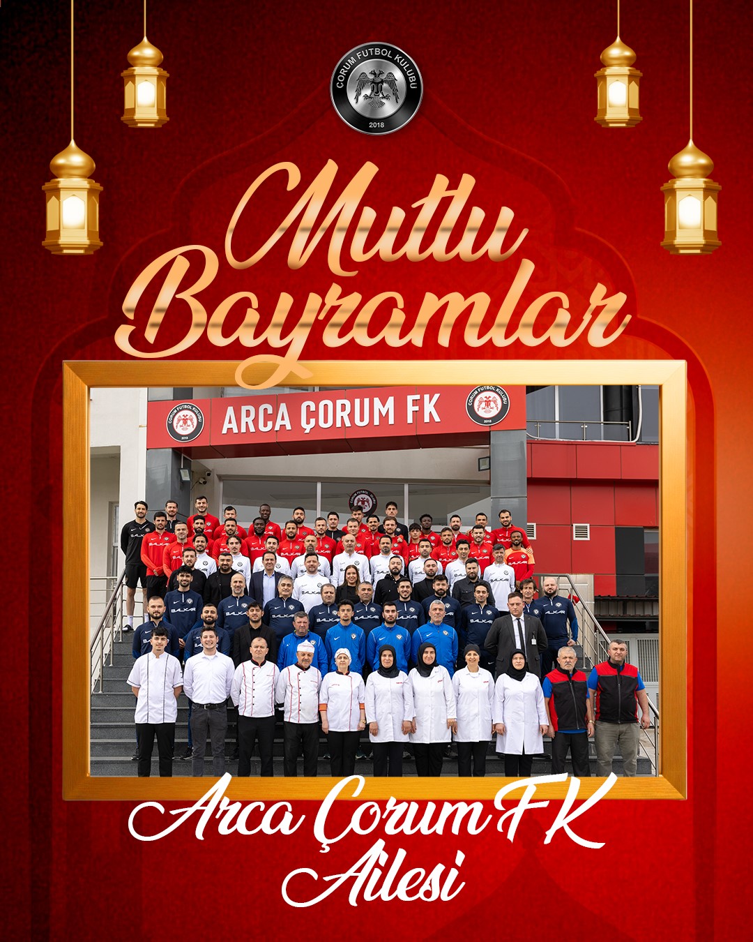 Arca Çorum FK’den Ramazan Bayramı mesajı