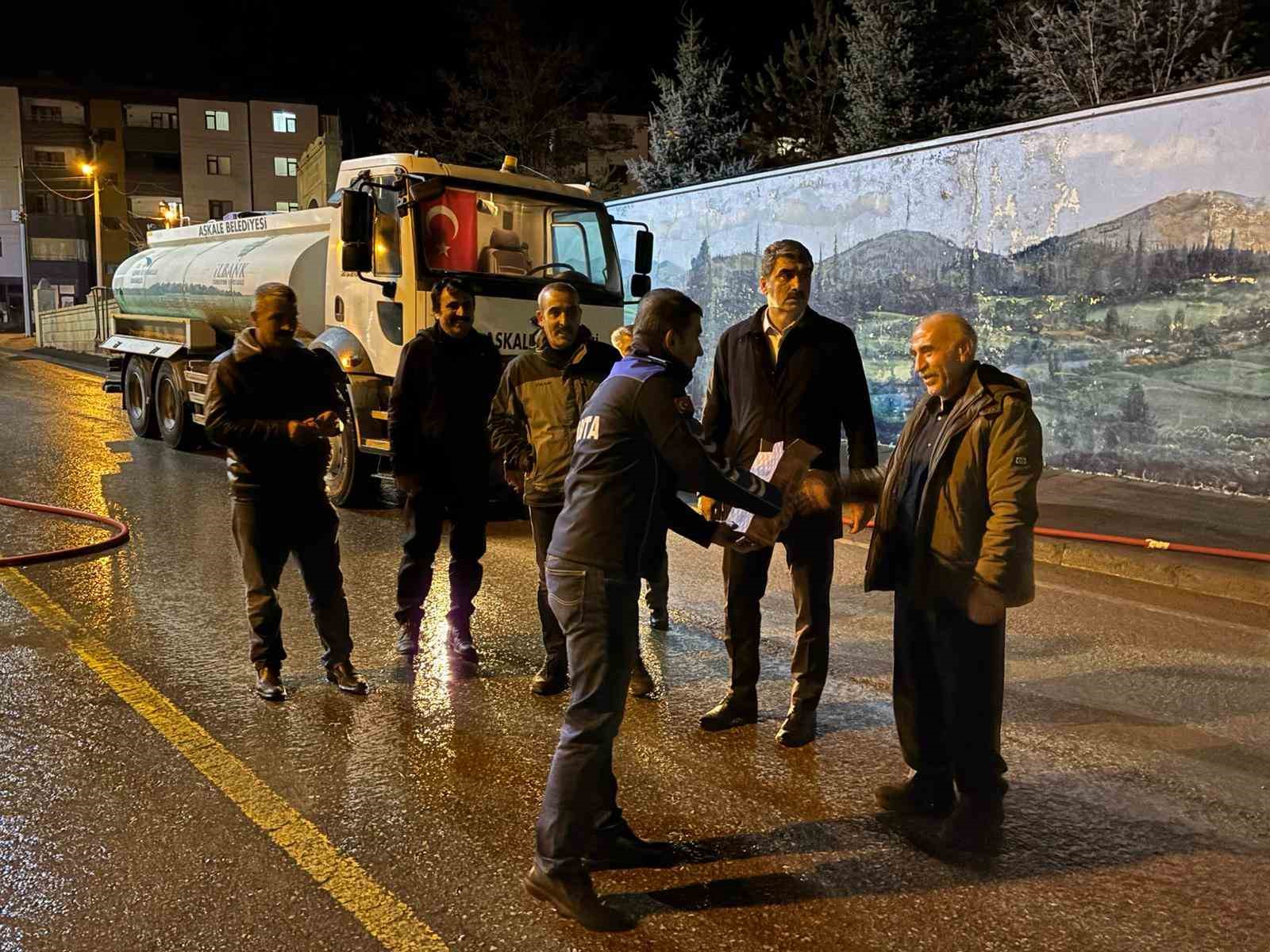 Aşkale bayrama hazırlanıyor: İlçede kapsamlı temizlik seferberliği