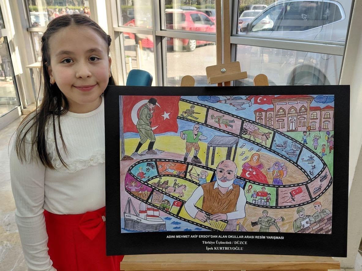 Düzceli öğrenci Türkiye üçüncüsü oldu