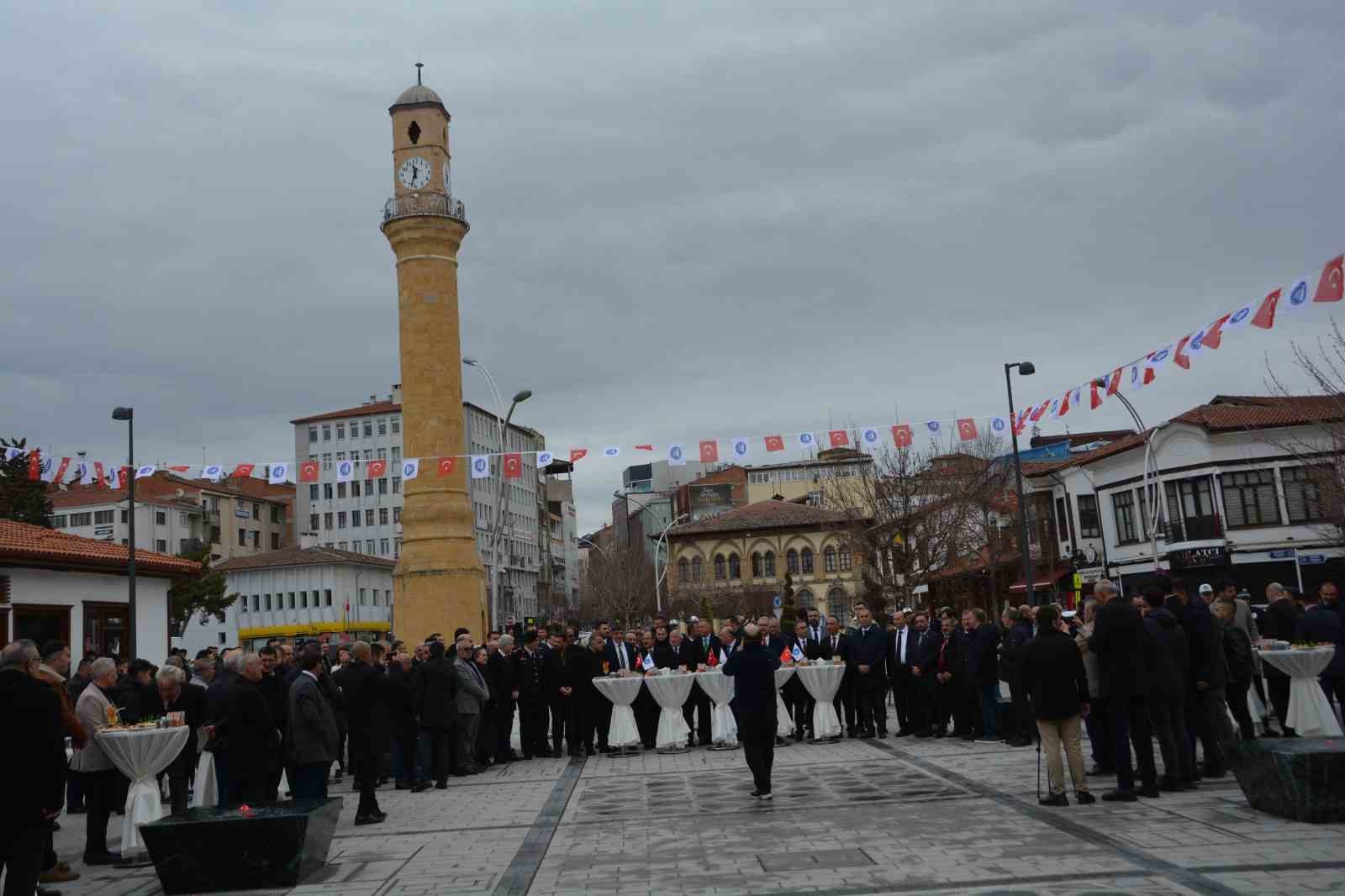Çorum’da bayramlaşma törenine yoğun katılım