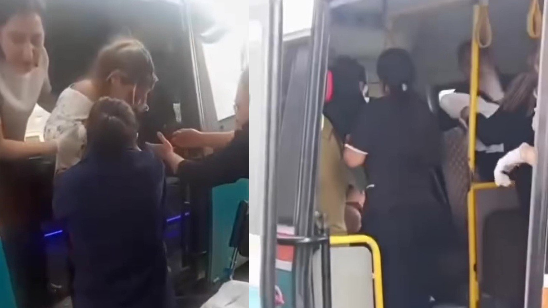 Yolculuk sırasında sancılanan kadın dolmuşta doğum yaptı