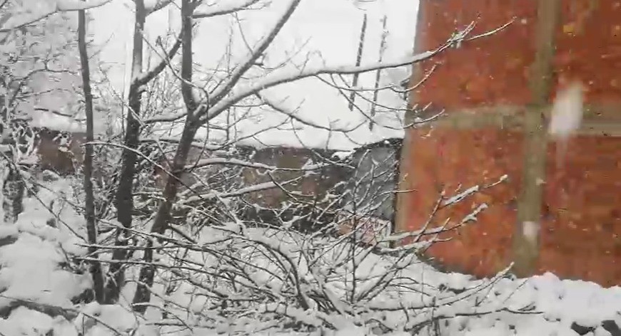 Adana’da Mart ayında kar sürprizi