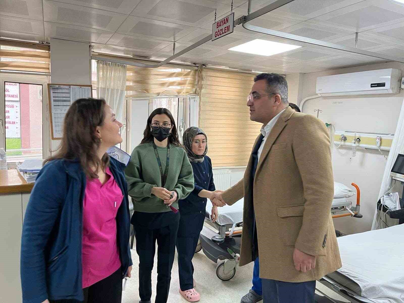 Kaymakam Dalak bayramda görev başındaki kamu personelini unutmadı