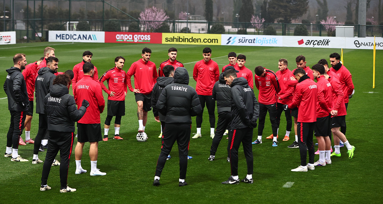 A Milli Futbol Takımı, Romanya maçı hazırlıklarını sürdürdü