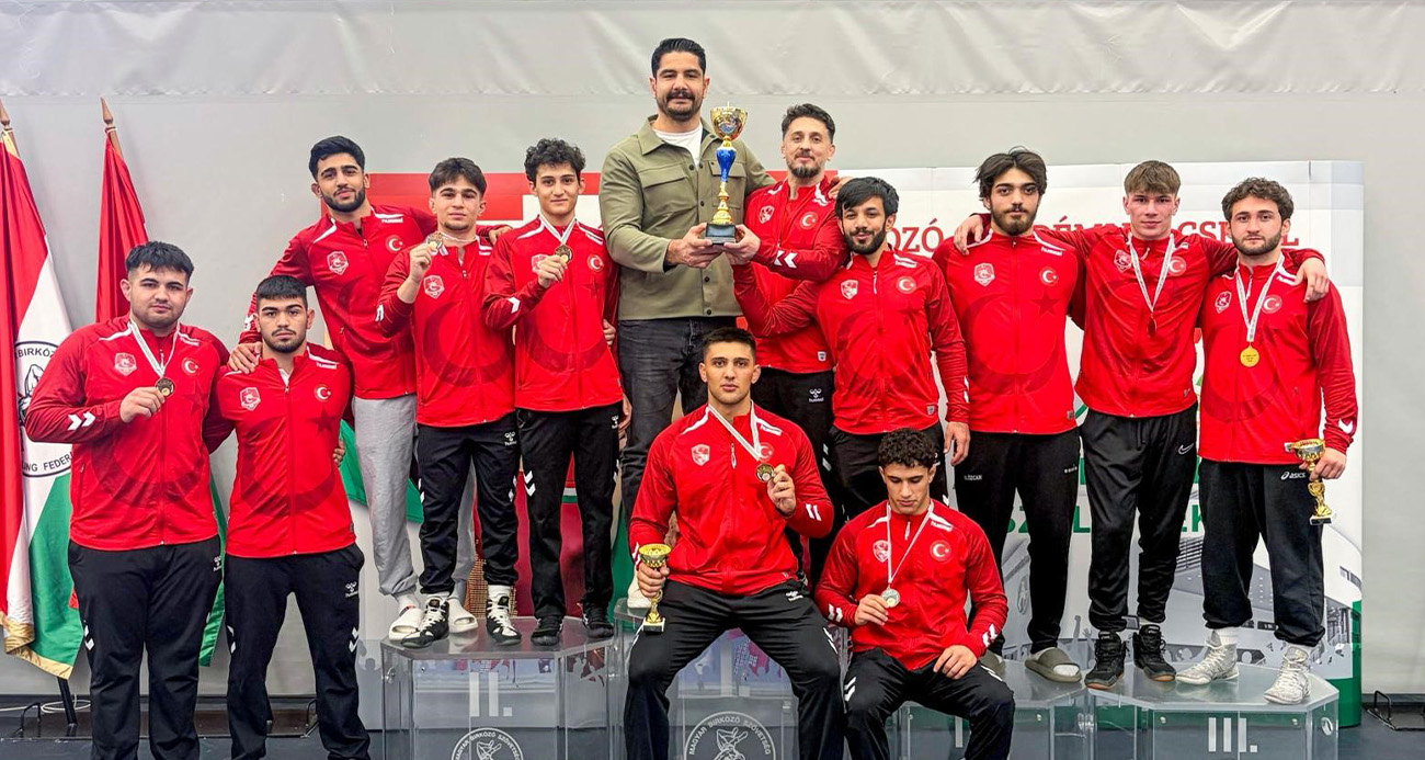 U20 Grekoromen Güreş Milli Takımı şampiyon oldu