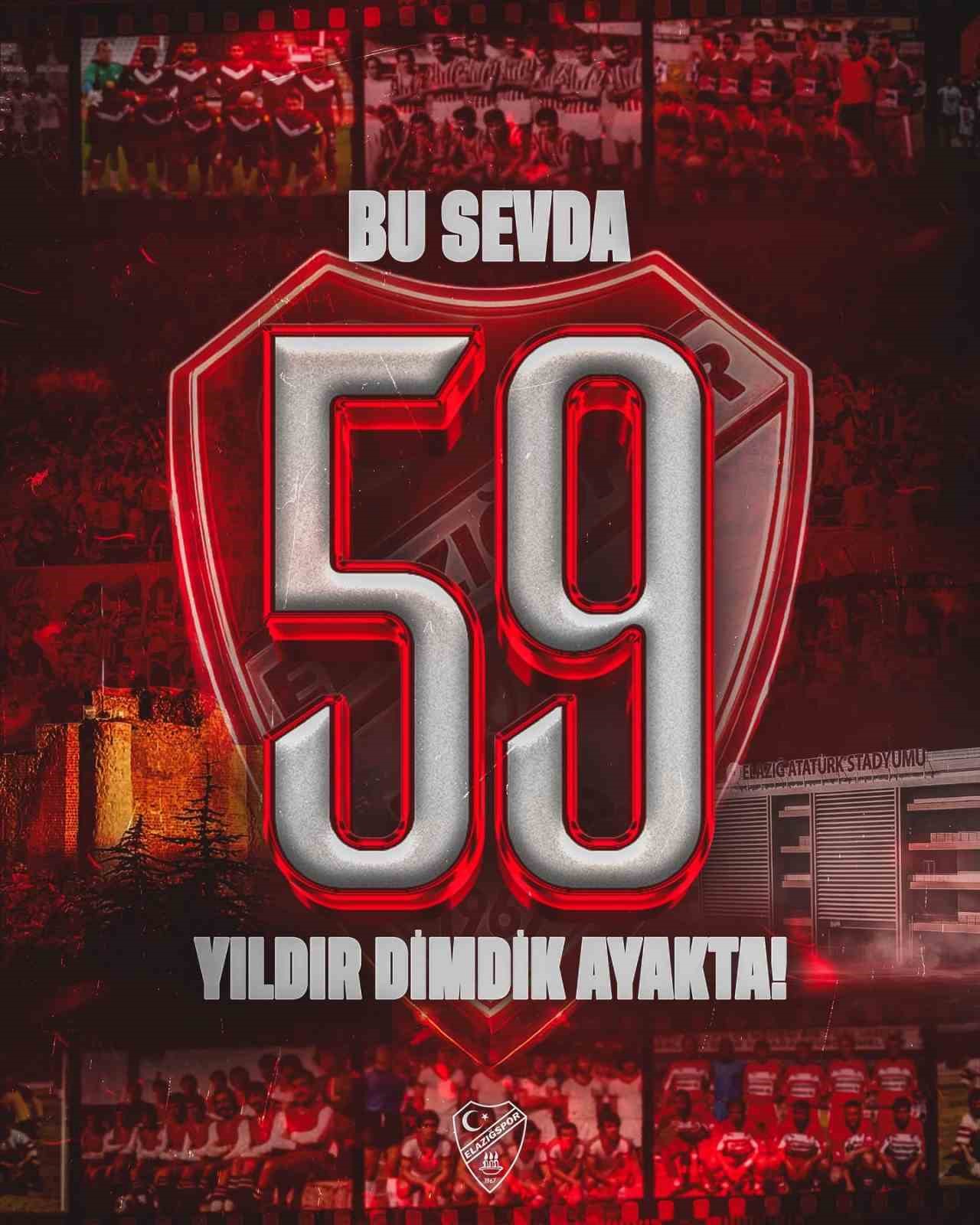 Elazığspor 59 yaşında