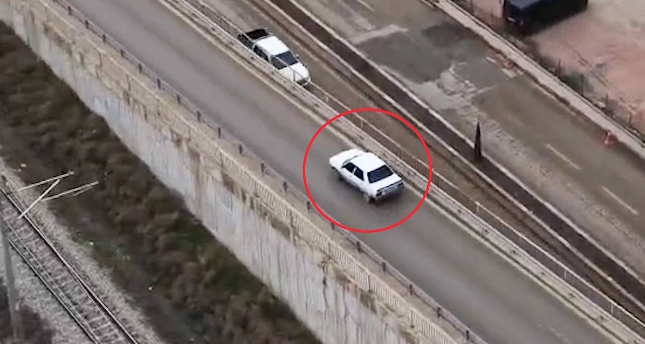 Kaçış planı işe yaramadı, koşarak araç değiştirdi yine yakalandı