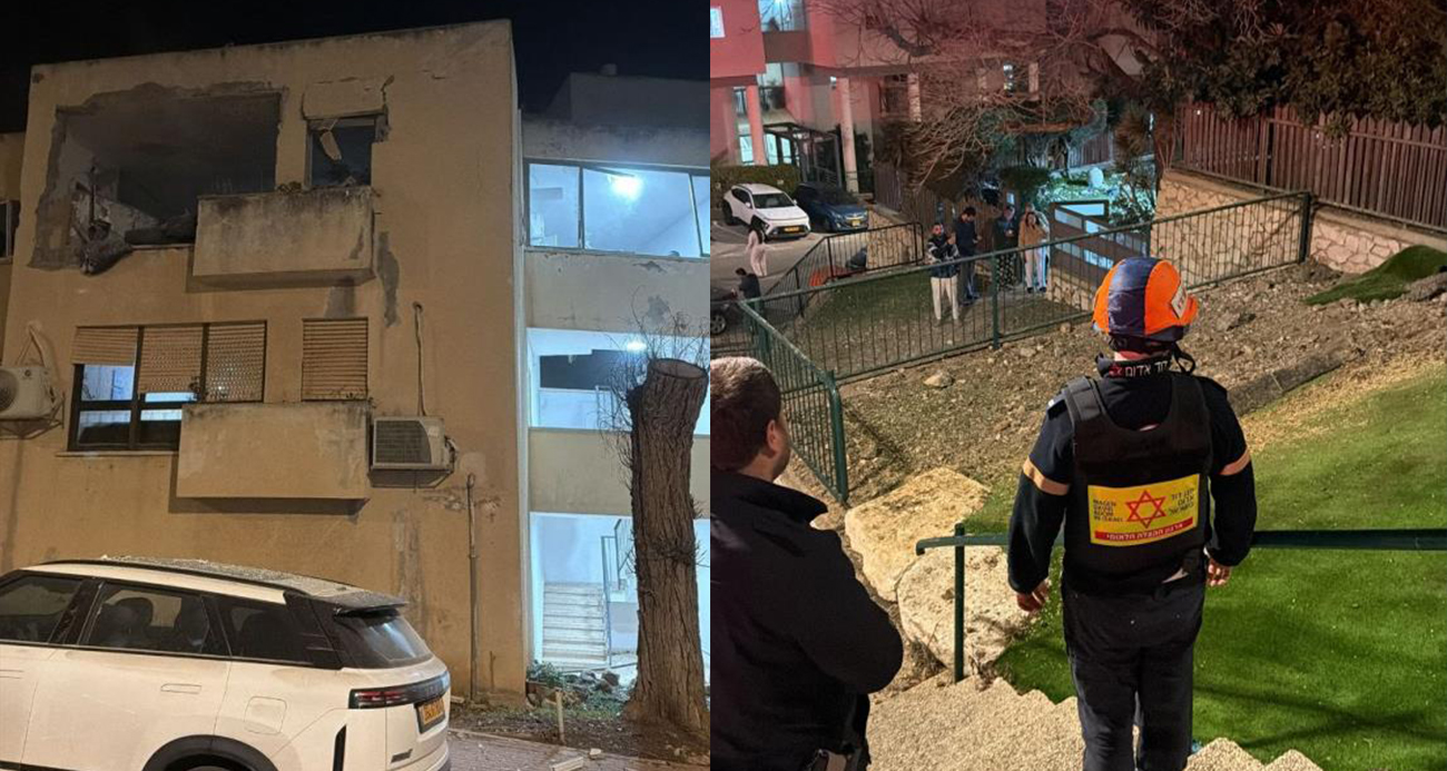 İran’dan İsrail’in kuzeyine yapılan füze saldırısı maddi hasara yol açtı