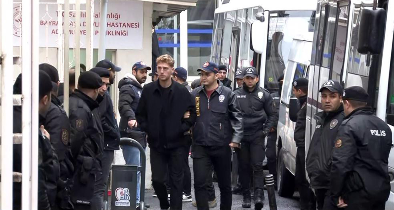 Galatasaraylı futbolcu Metehan Baltacı hakim karşısında: 