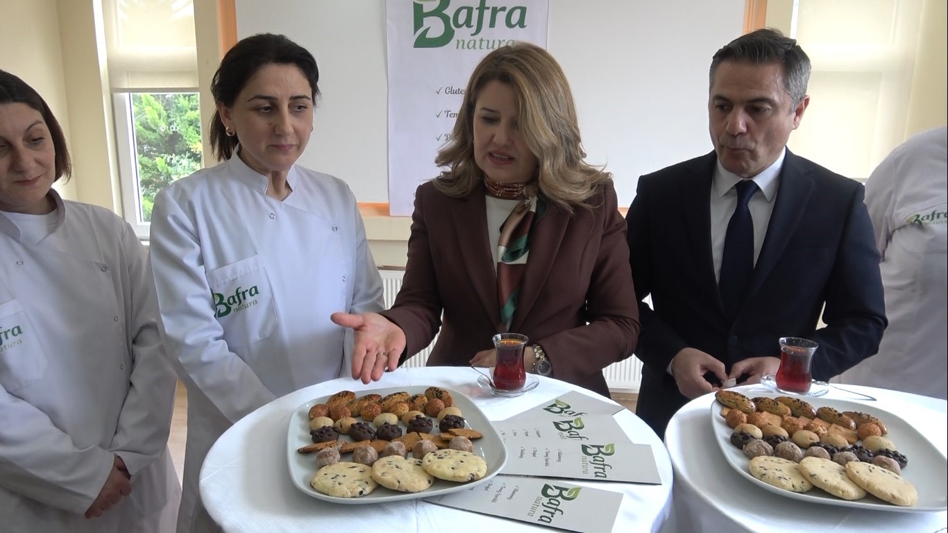 Bafra’da kadınlardan glütensiz üretim atağı