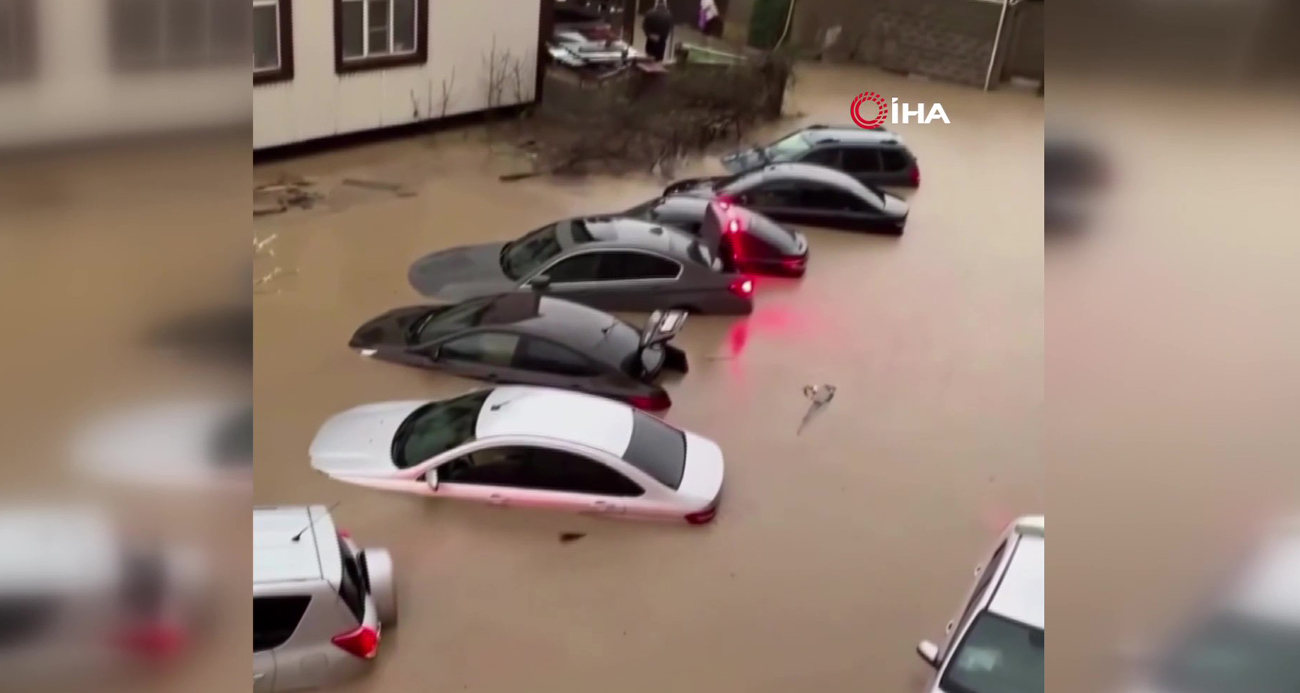 Dağıstan’da sel hayatı felç etti: Yüzlerce evi su bastı