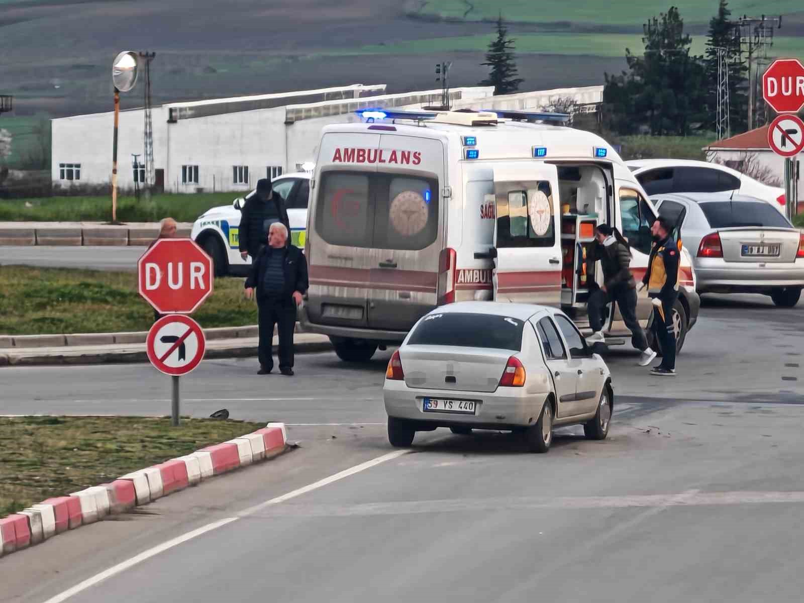 Tekirdağ’da trafik kazası: 2’si çocuk 5 yaralı
