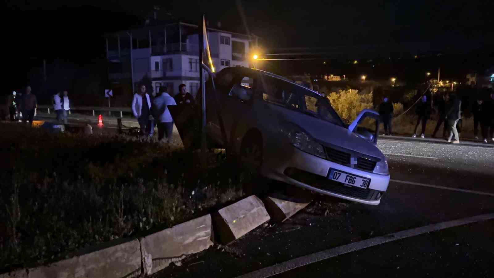 Gazipaşa’da gece yarısı kaza: 5 yaralı