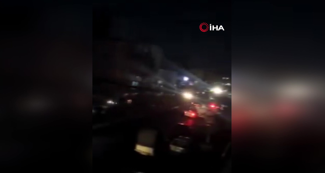 Tahran'da İsrail saldırıları nedeniyle elektrik kesintileri yaşandı