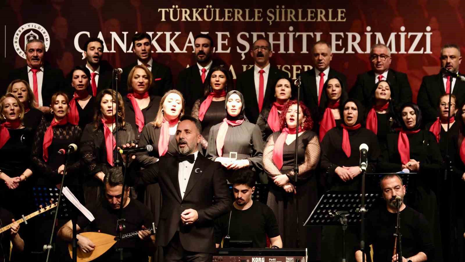 Çanakkale ruhu türkülerle yaşatıldı
