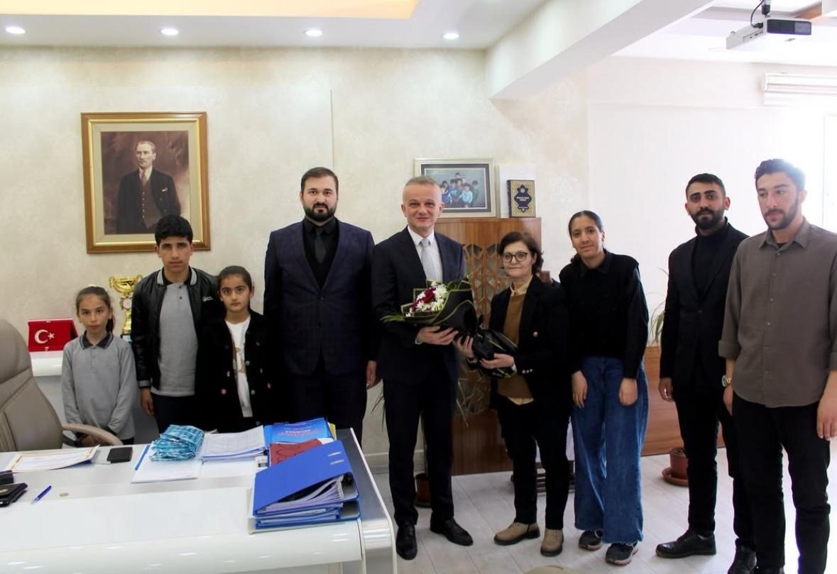 Kütüphaneler Haftası Kapsamında Kaymakam Minuz’a Ziyaret