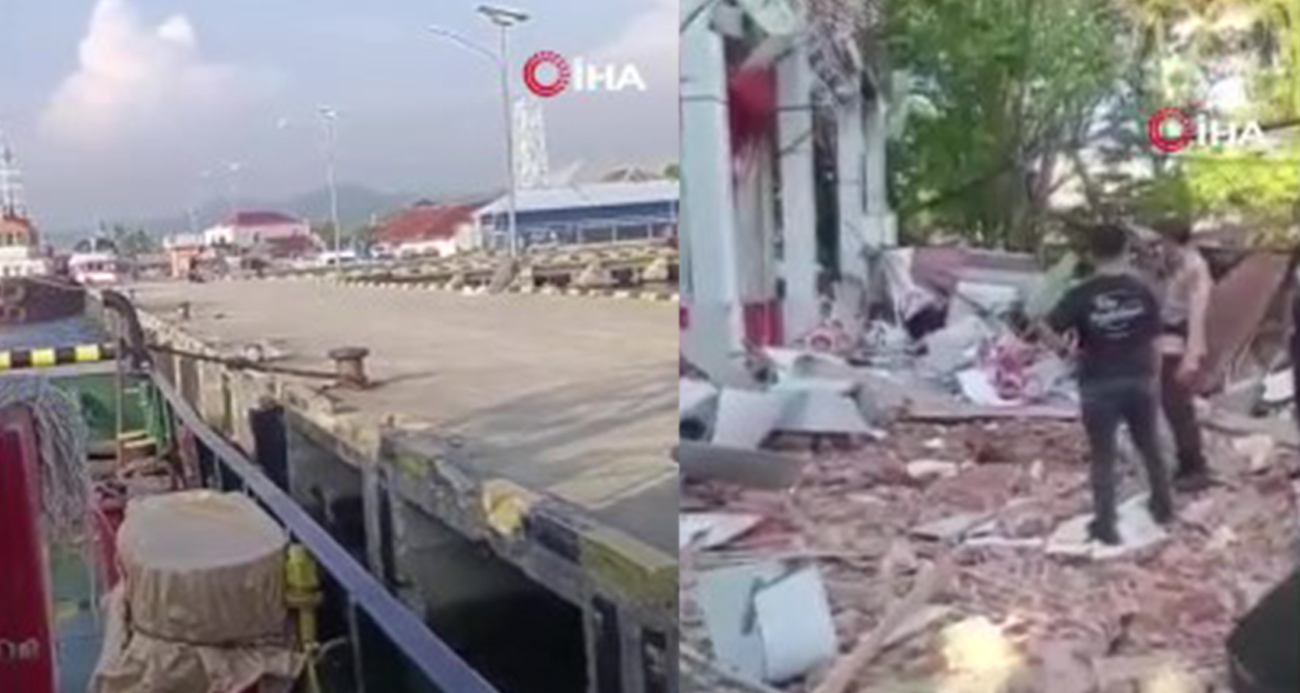 Endonezya'da 7.4 büyüklüğünde deprem: Tsunami uyarısı yapıldı