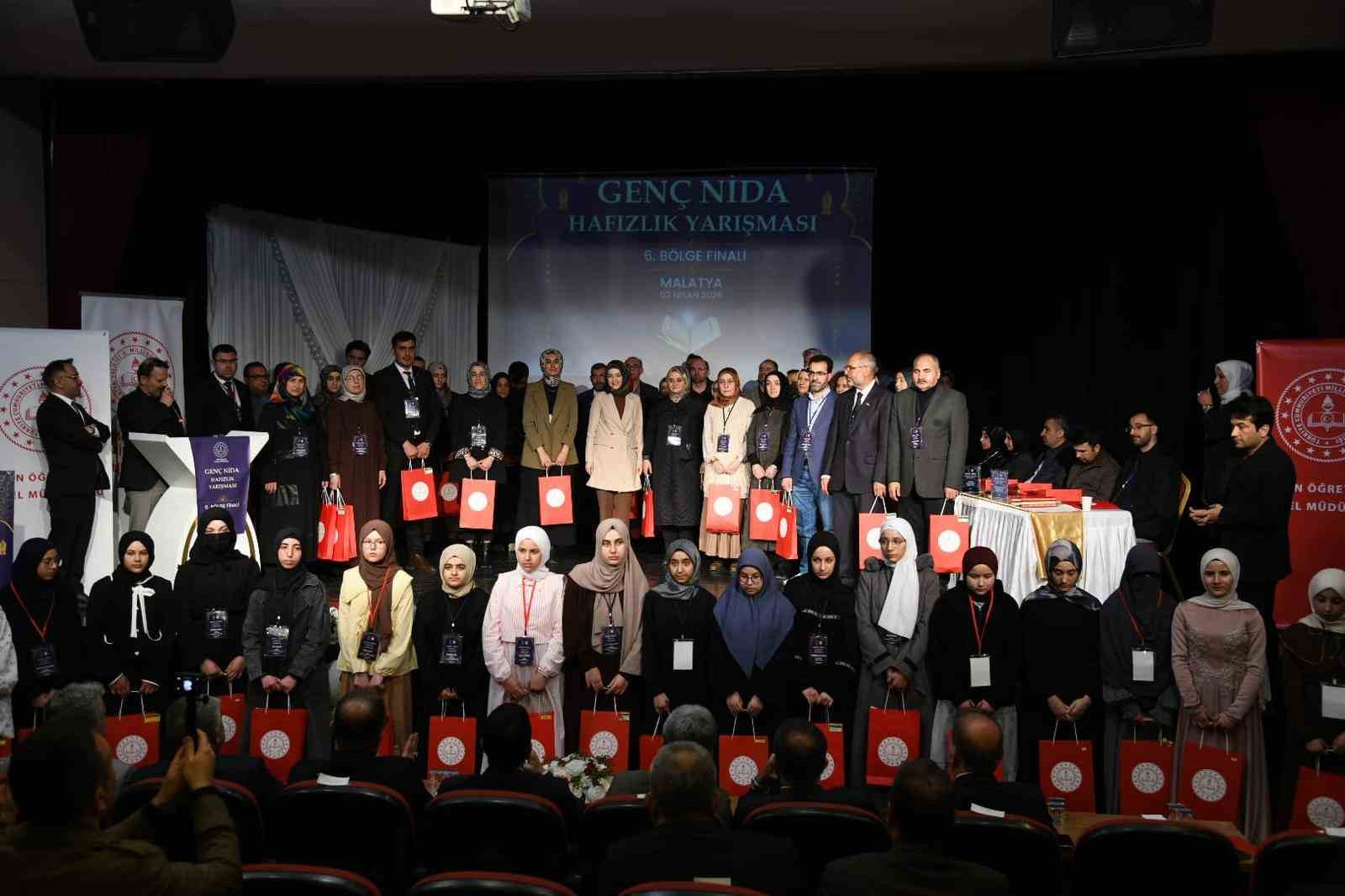 Genç Nida hafızlık yarışması 6. bölge finali Malatya’da yapıldı