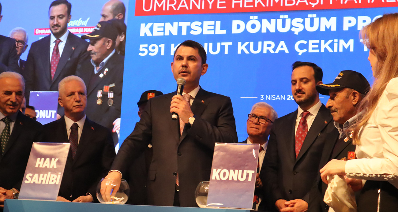 Bakan Kurum’dan tarihi kentsel dönüşüm müjdesi