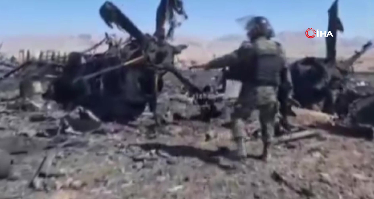 İran'da düşürülen ABD'ye ait uçakların enkazına ilişkin yeni görüntüler paylaşıldı